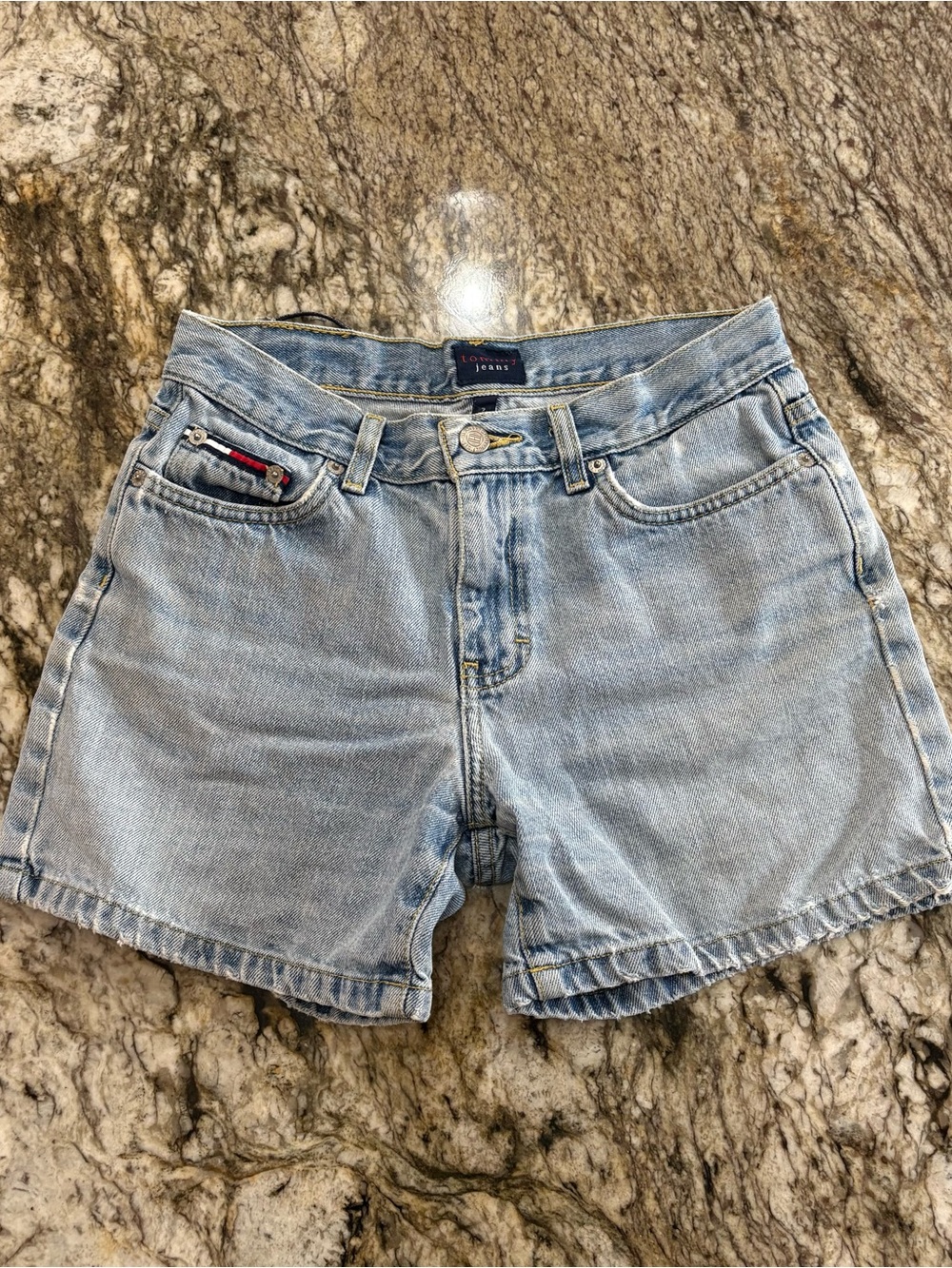 Vintage Tommy Hilfiger Distressed Jean Shorts